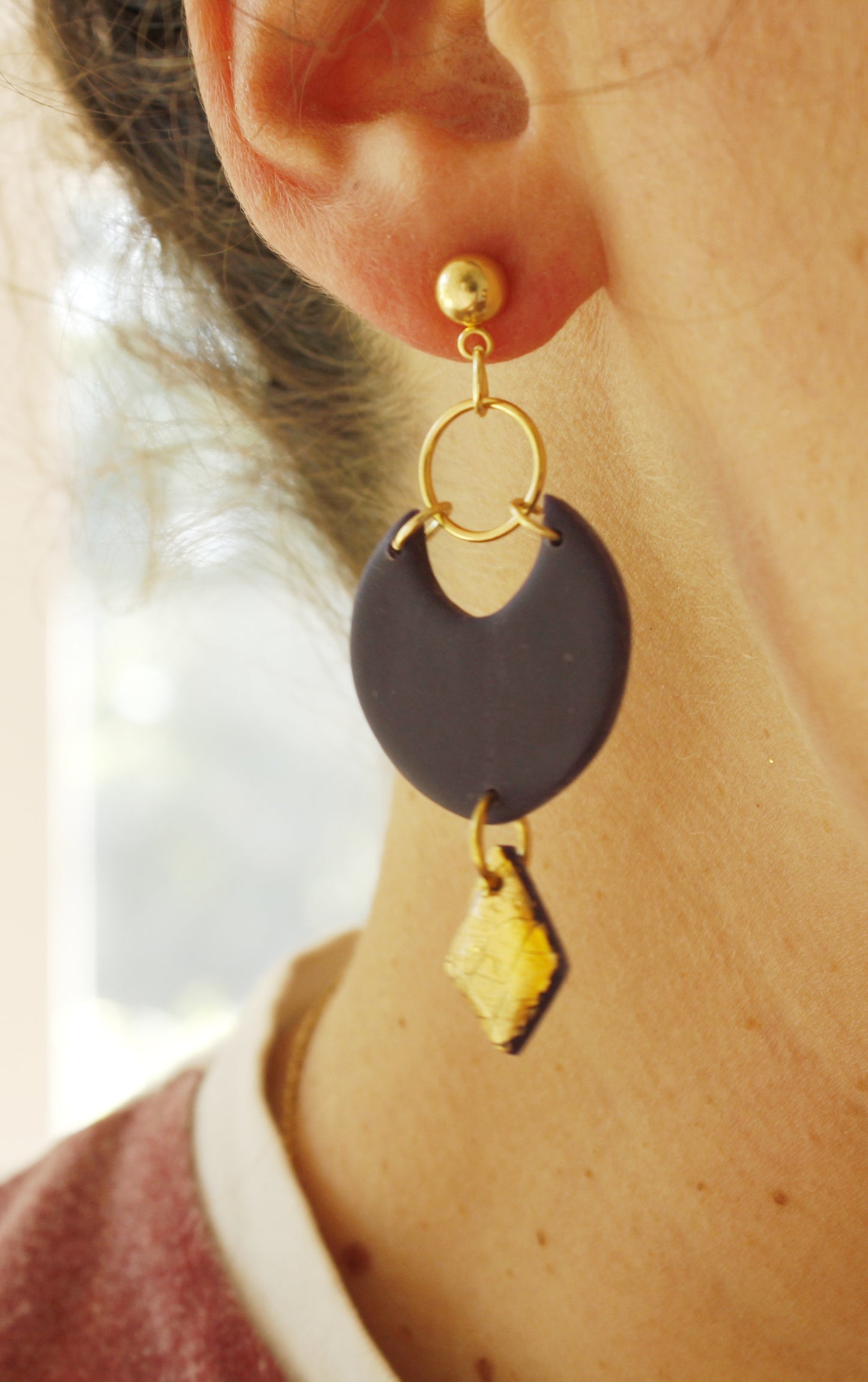 La Bouclette Dorée - Boucles d'oreilles Collection Automne-Hiver -