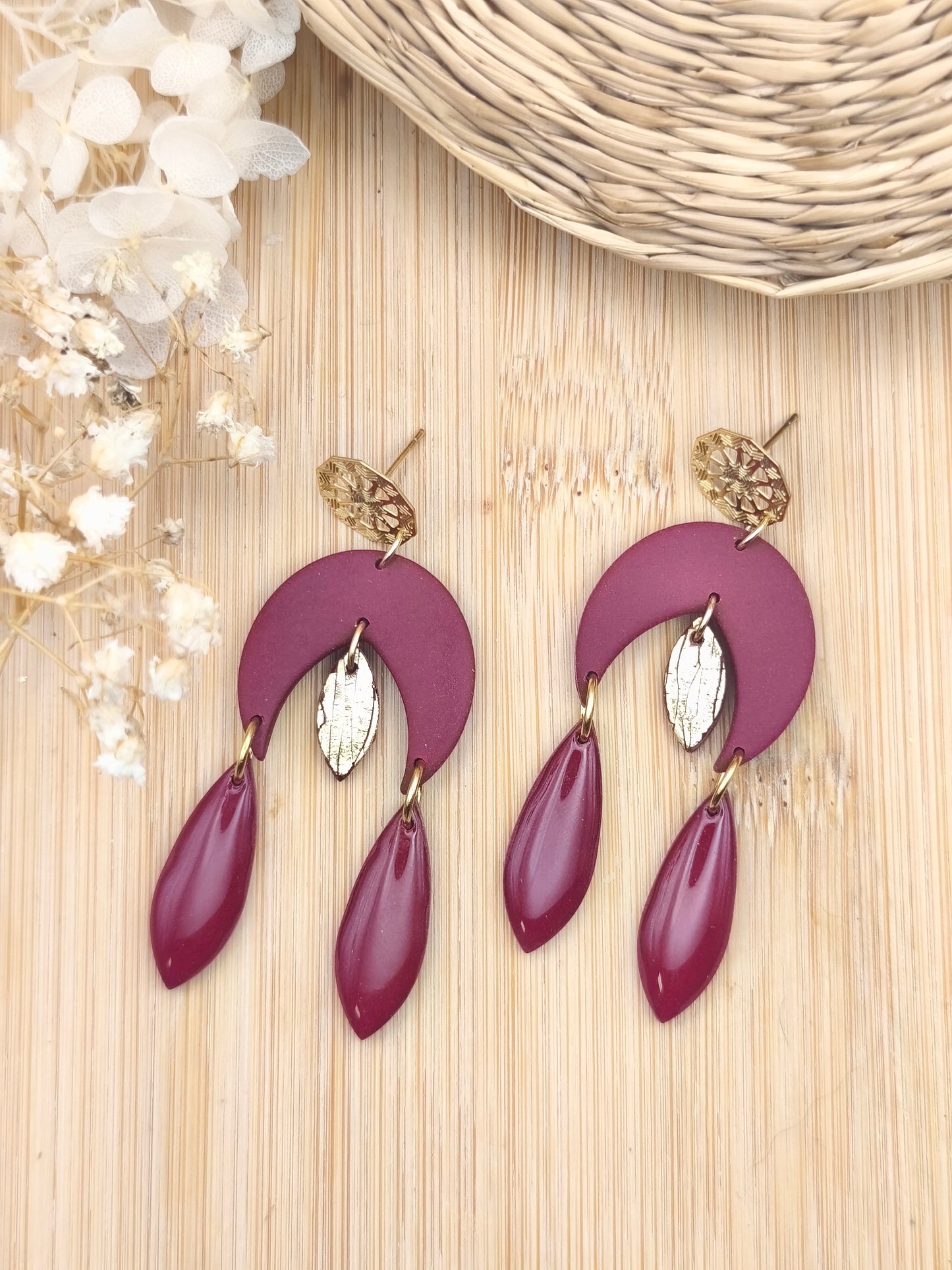 La Bouclette Dorée - Boucles d'oreilles Collection Automne-Hiver