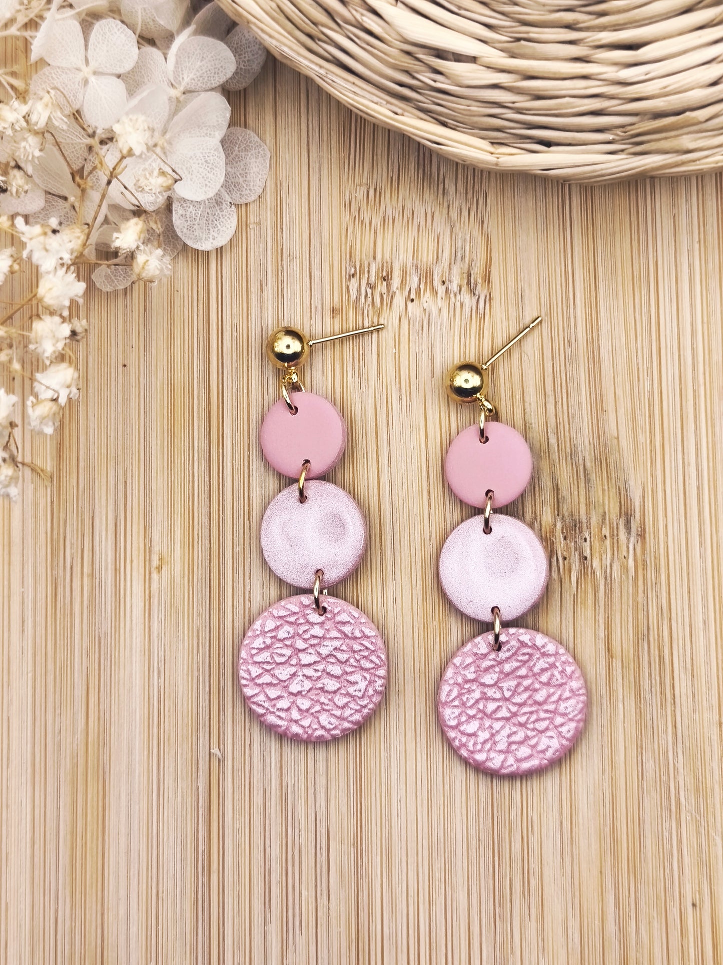 La Bouclette Dorée - Boucles d'oreilles collection Éphémère – Fragments d’Automne