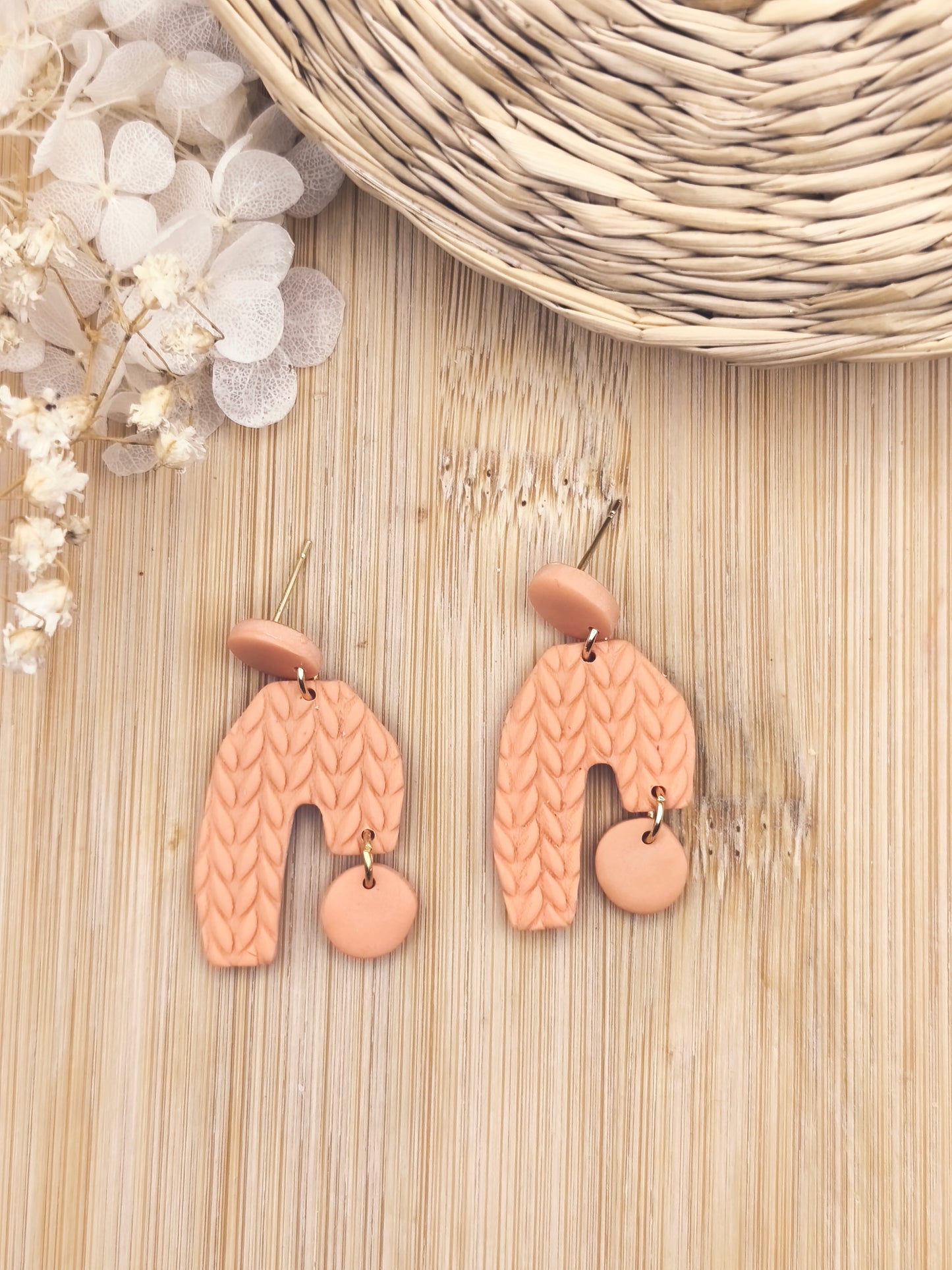 La Bouclette Dorée - Boucles d'oreilles collection Éphémère – Fragments d’Automne