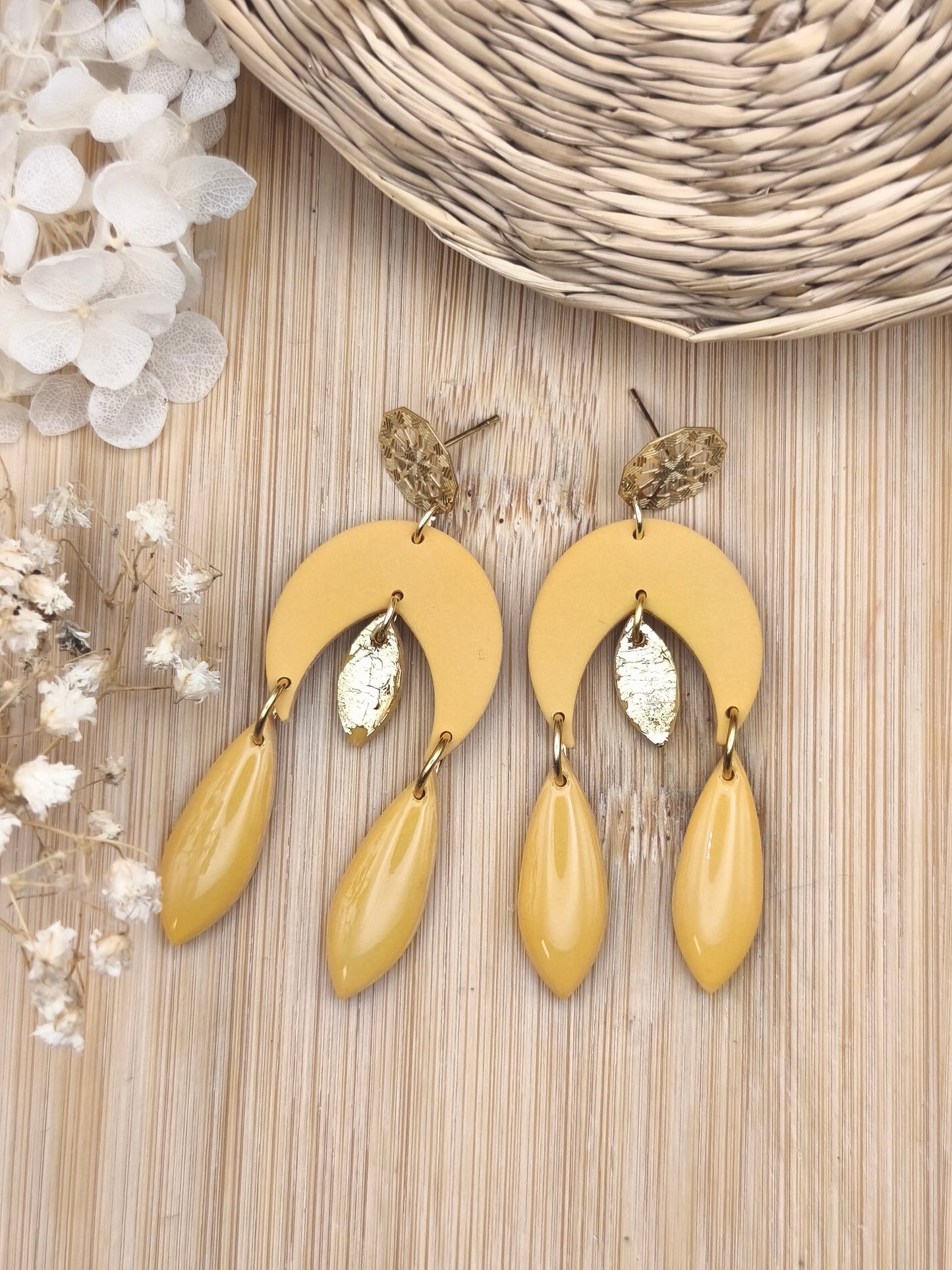 La Bouclette Dorée - Boucles d'oreilles Collection Automne-Hiver La Bouclette Dorée