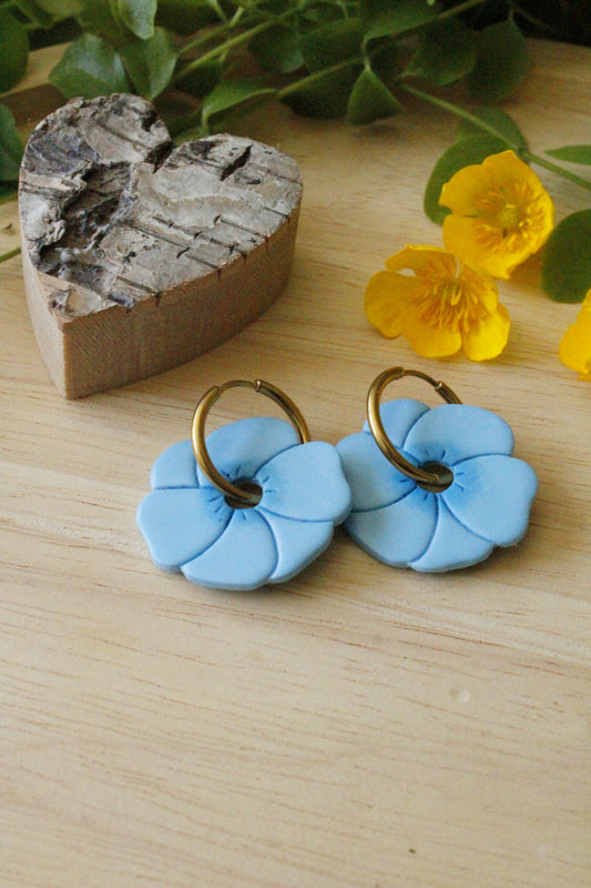 La Bouclette Dorée - Boucles d’oreilles Printemps fleuri La Bouclette Dorée