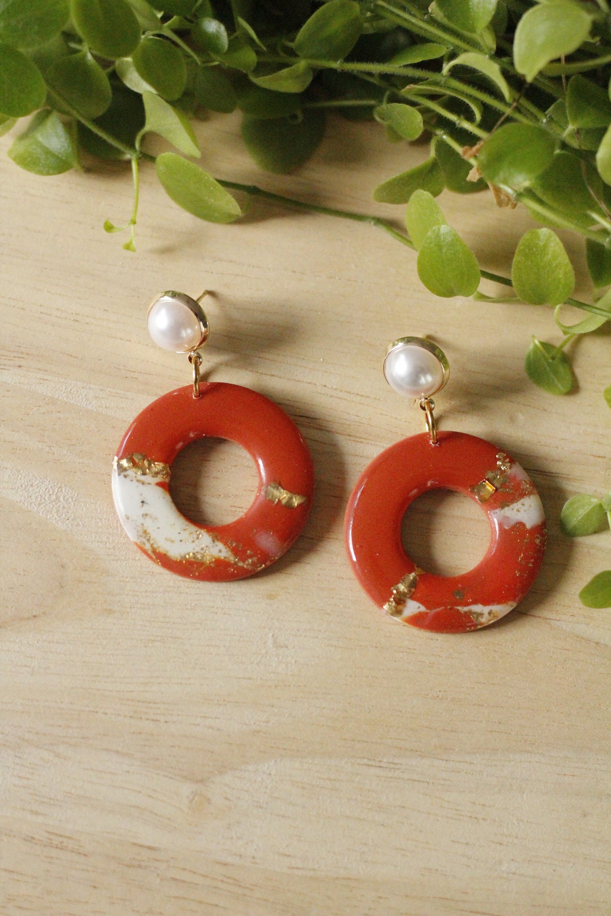Boucles d'oreilles collection automne - fabriquées à la main La Bouclette Dorée
