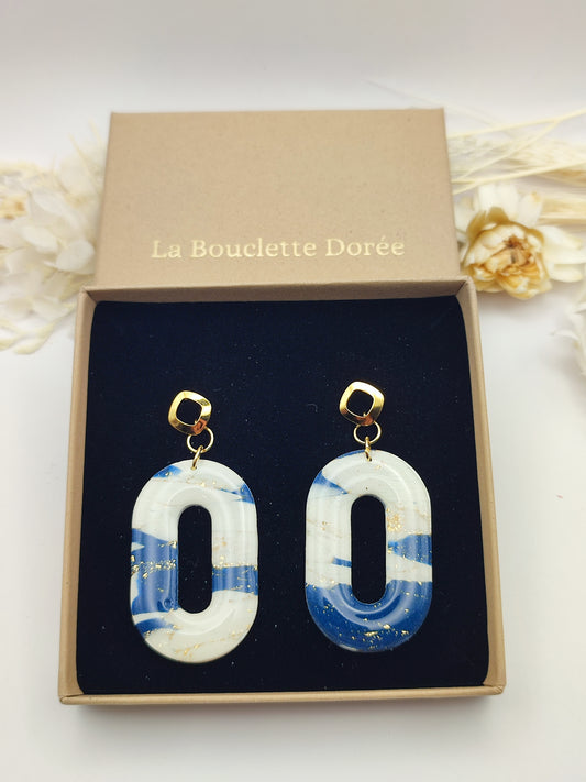 La Bouclette Dorée - Boucles d'oreilles pendantes