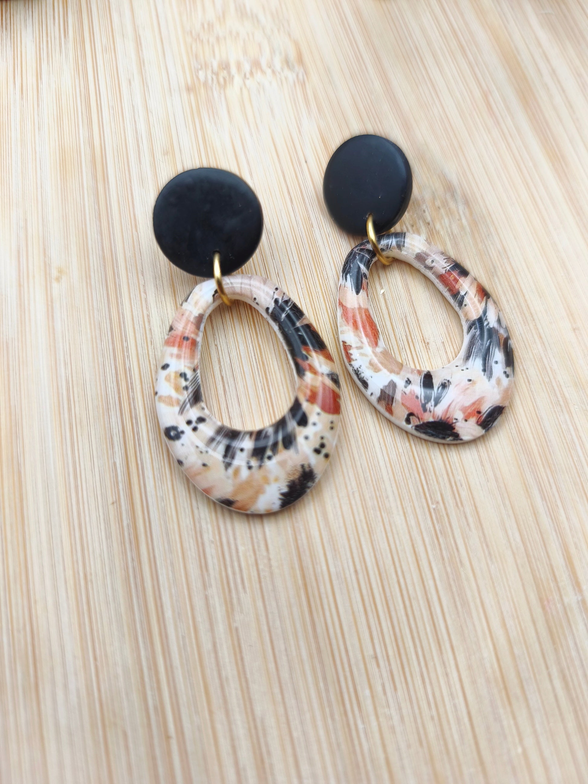 La Bouclette Dorée - Boucles d'oreilles modèle unique La Bouclette Dorée