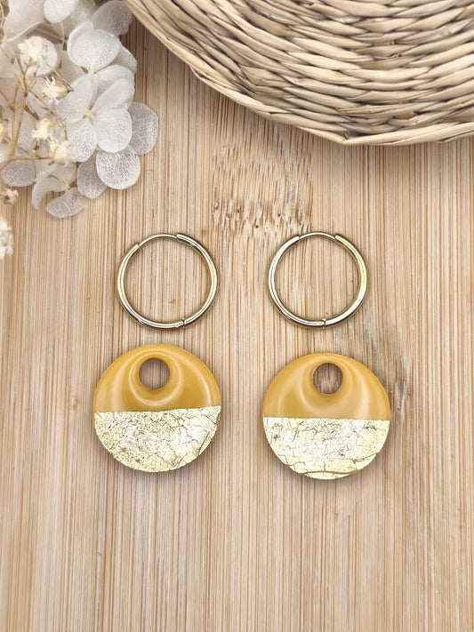 La Bouclette Dorée - Boucles d'oreilles Collection Automne-Hiver La Bouclette Dorée