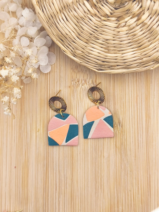 La Bouclette Dorée - Boucles d'oreilles collection Éphémère – Fragments d’Automne