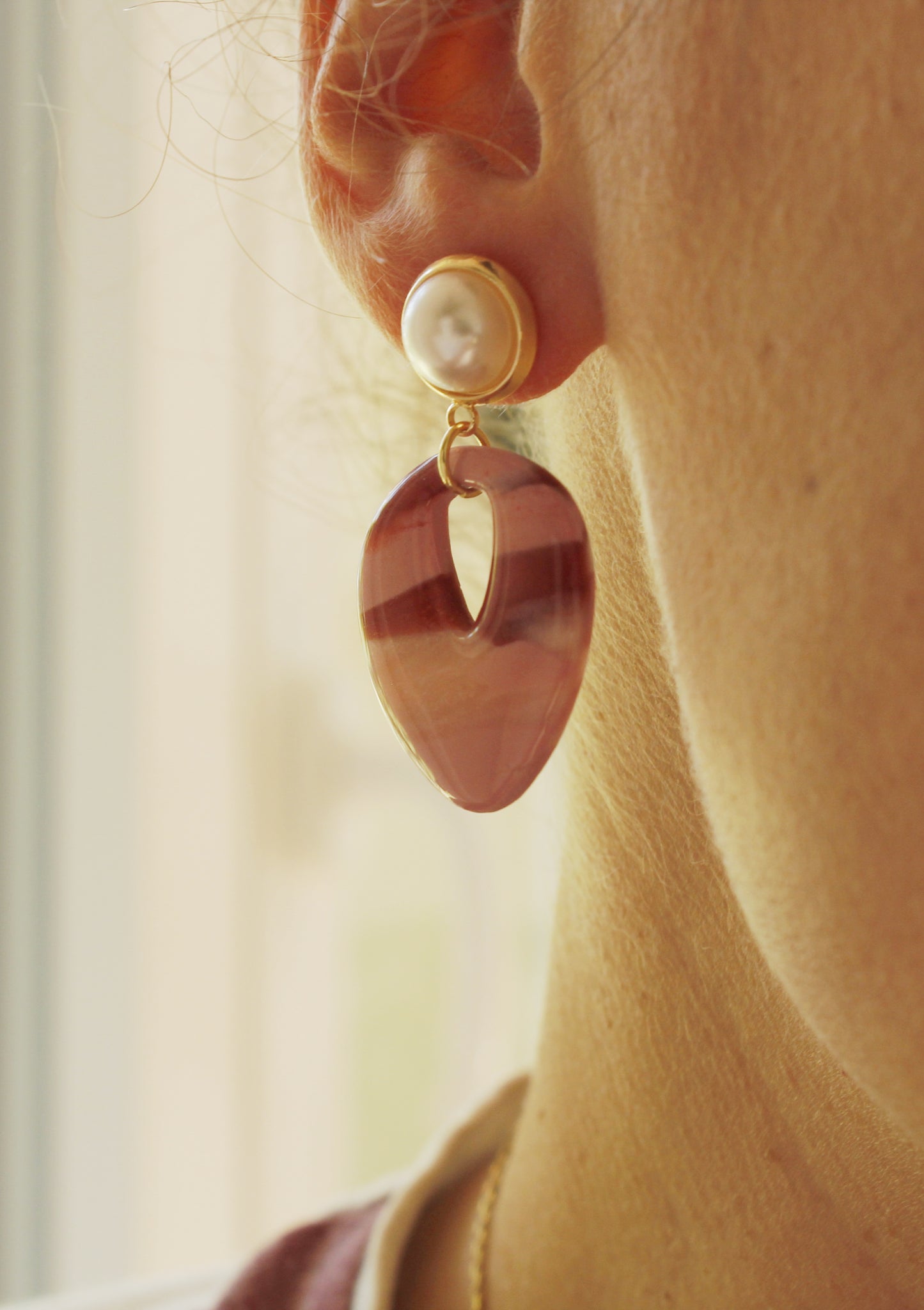 La Bouclette Dorée - Boucles d'oreilles Collection Automne-Hiver