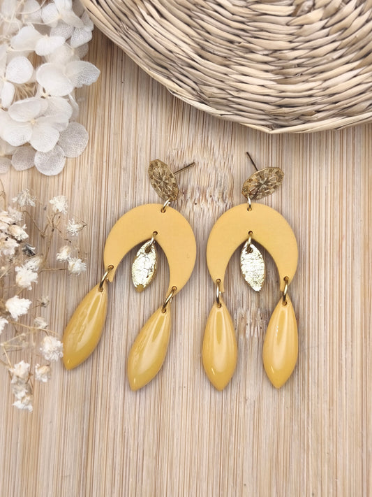 La Bouclette Dorée - Boucles d'oreilles Collection Automne-Hiver La Bouclette Dorée