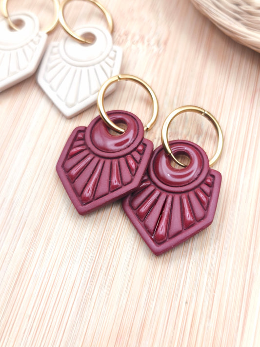 La Bouclette Dorée - Boucles d'oreilles collection Éphémère – Douceur d’Automne La Bouclette Dorée