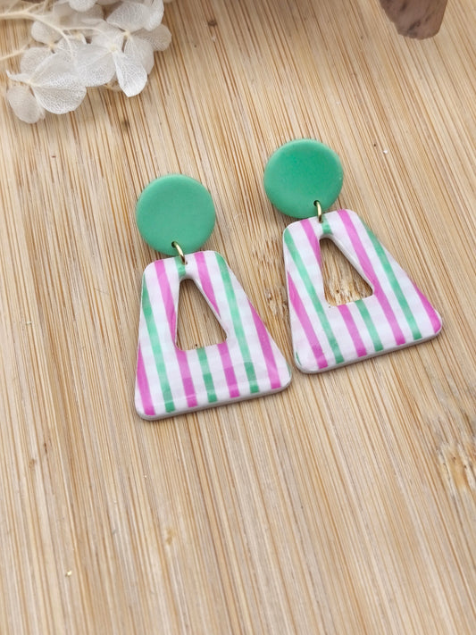 La Bouclette Dorée - Boucles d’oreilles matin de printemps La Bouclette Dorée