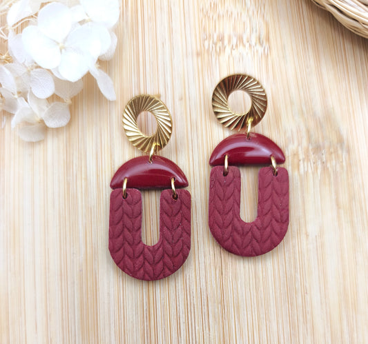 La Bouclette Dorée - Boucles d'oreilles collection Éphémère – Douceur d’Automne