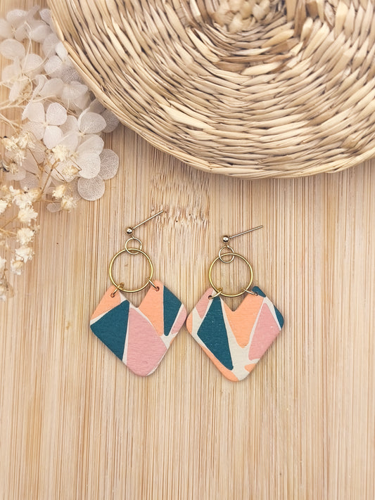 La Bouclette Dorée - Boucles d'oreilles collection Éphémère – Fragments d’Automne
